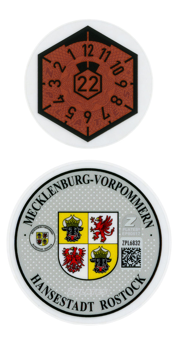 Hansestadt Rostock Registration Seal (HRO)