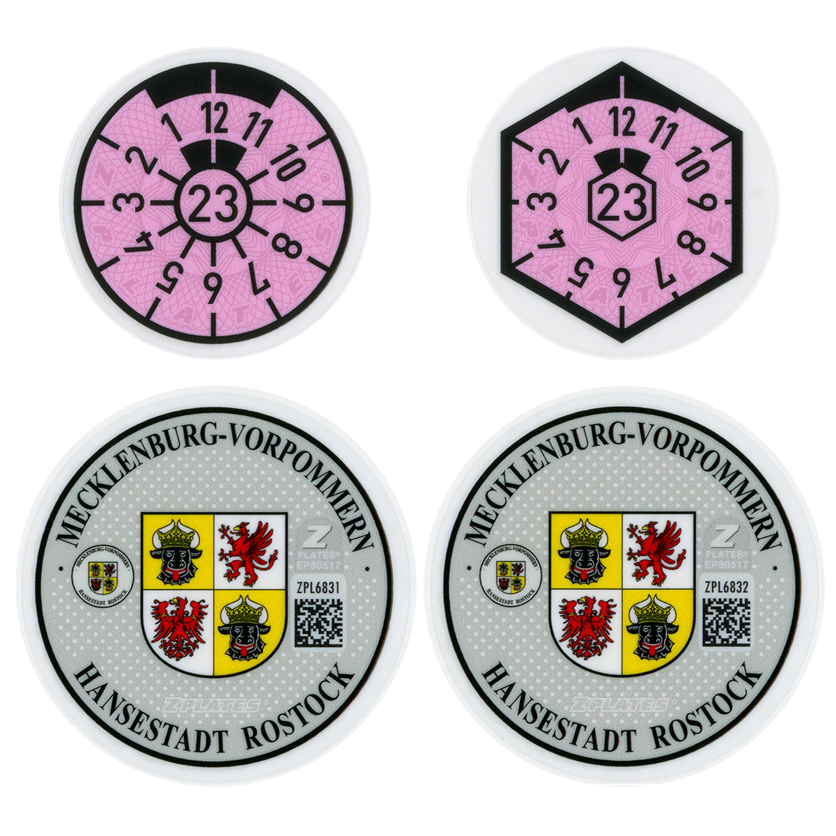 Hansestadt Rostock Registration Seal (HRO)
