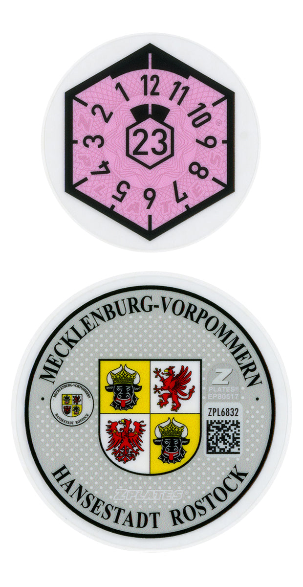 Hansestadt Rostock Registration Seal (HRO)