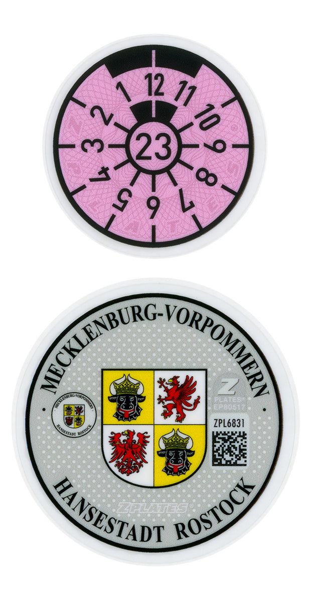 Hansestadt Rostock Registration Seal (HRO)