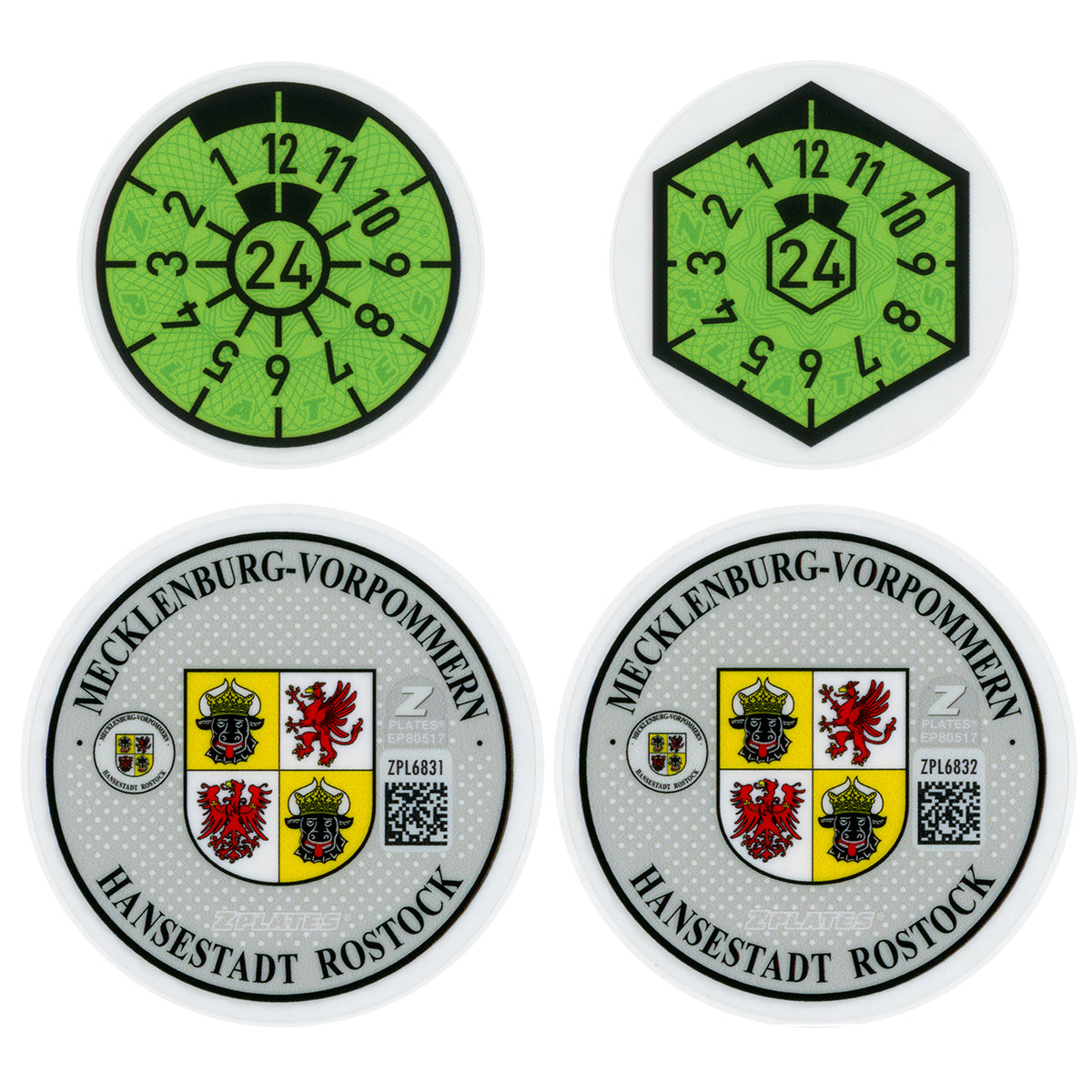 Hansestadt Rostock Registration Seal (HRO)