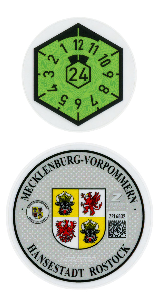Hansestadt Rostock Registration Seal (HRO)