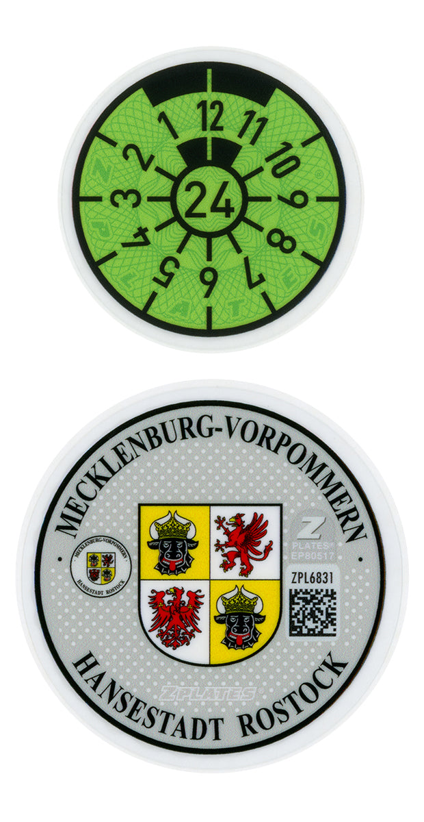 Hansestadt Rostock Registration Seal (HRO)