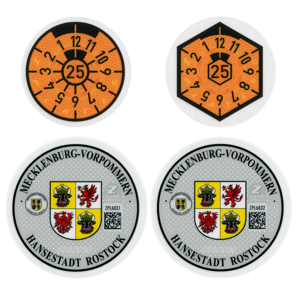 Hansestadt Rostock Registration Seal (HRO)