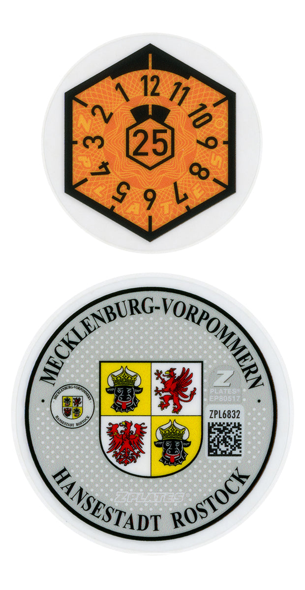 Hansestadt Rostock Registration Seal (HRO)