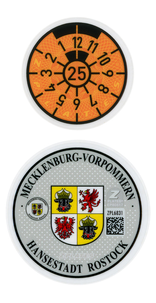 Hansestadt Rostock Registration Seal (HRO)