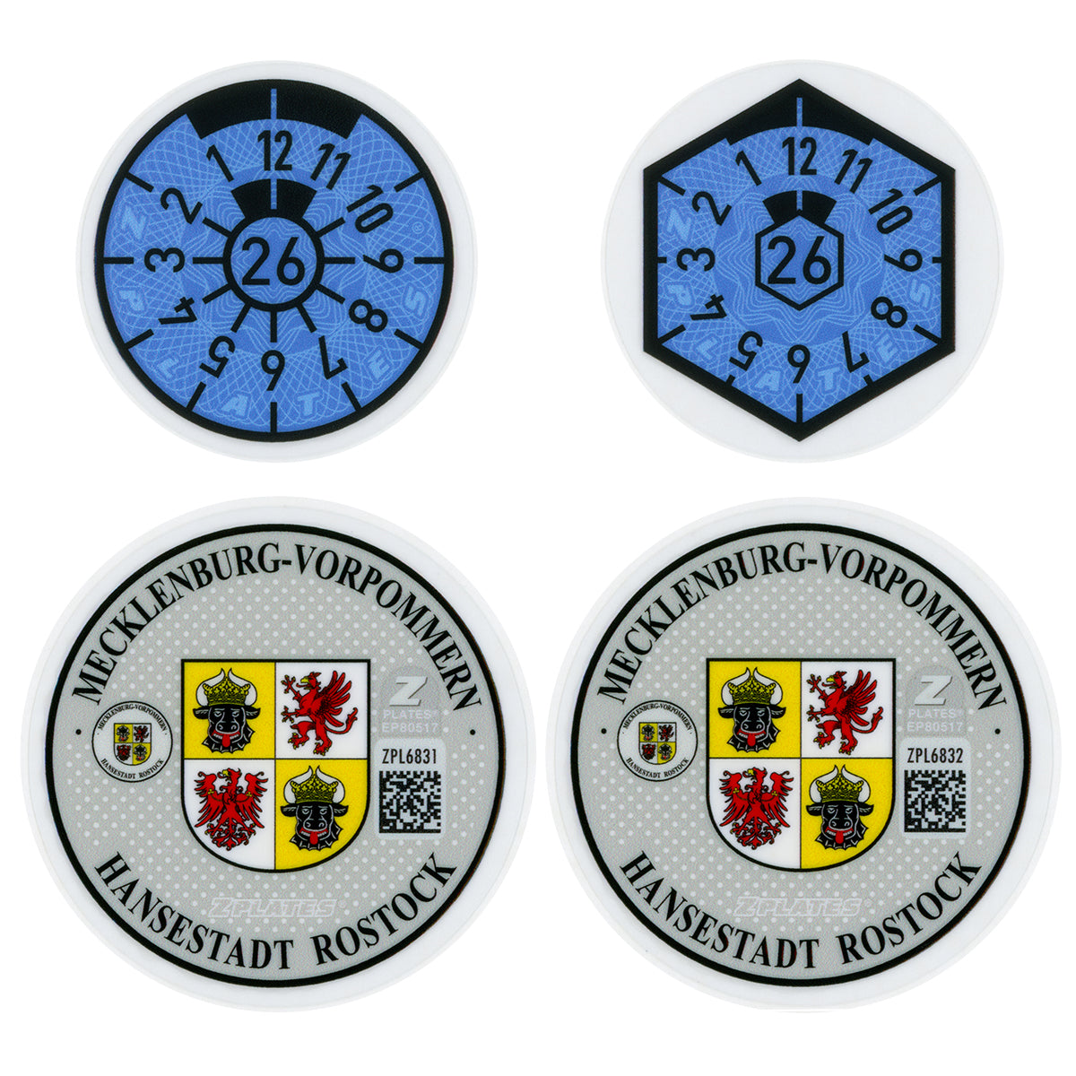 Hansestadt Rostock Registration Seal (HRO)