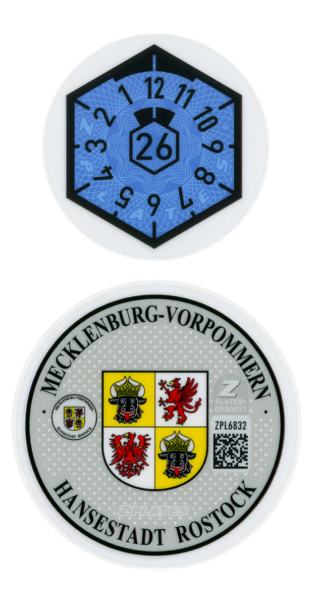 Hansestadt Rostock Registration Seal (HRO)
