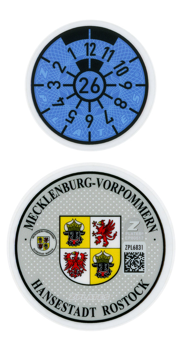 Hansestadt Rostock Registration Seal (HRO)