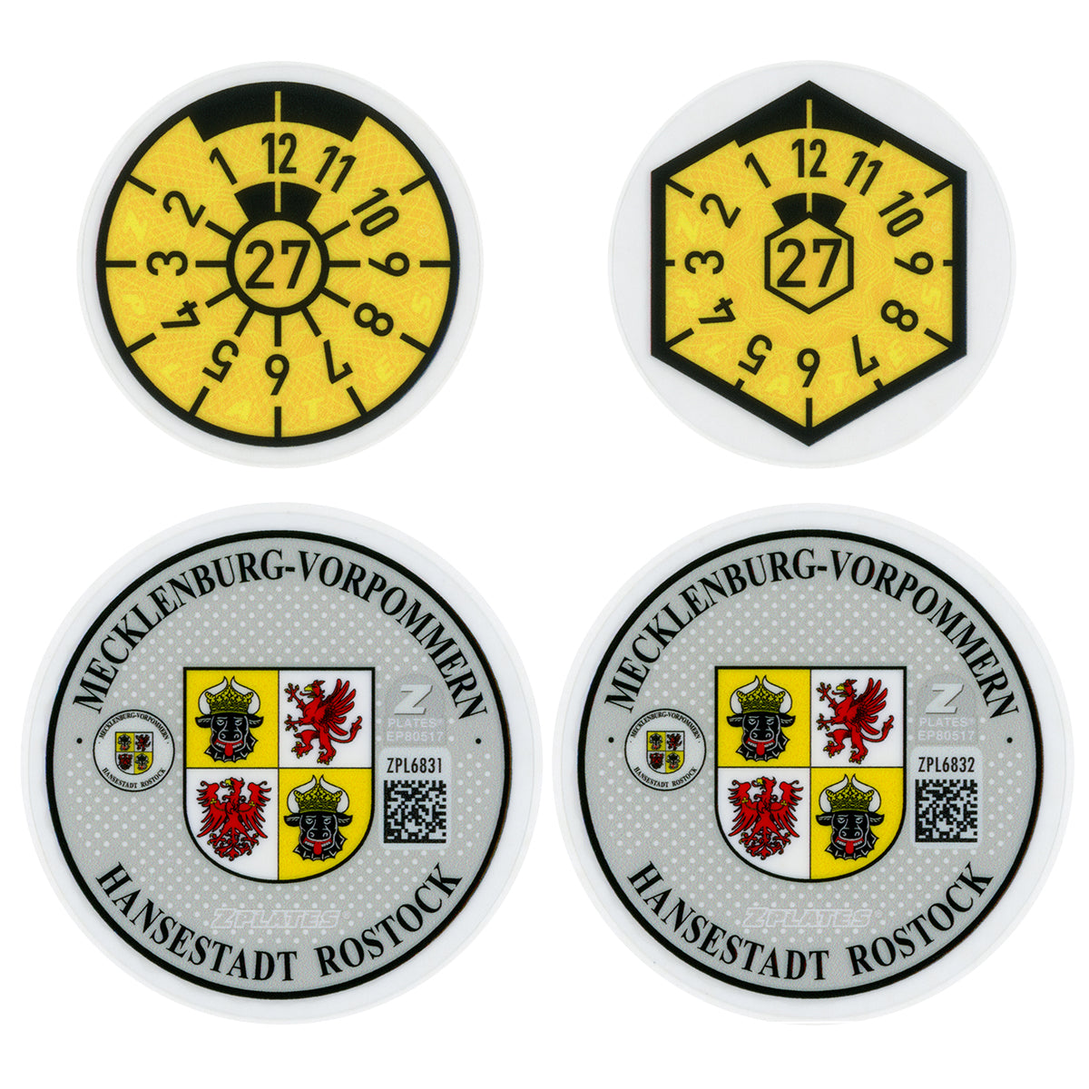 Hansestadt Rostock Registration Seal (HRO)