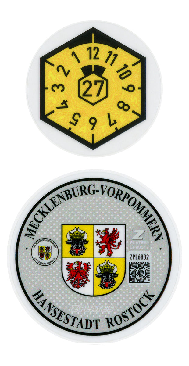 Hansestadt Rostock Registration Seal (HRO)