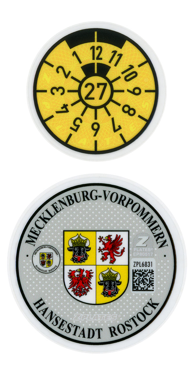 Hansestadt Rostock Registration Seal (HRO)