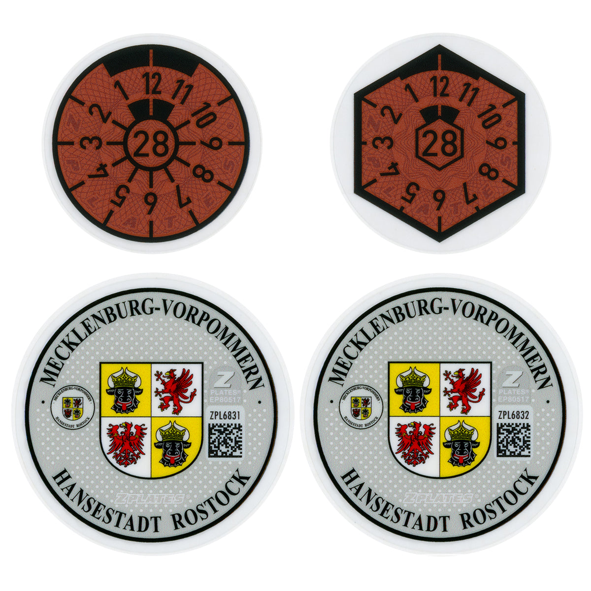 Hansestadt Rostock Registration Seal (HRO)