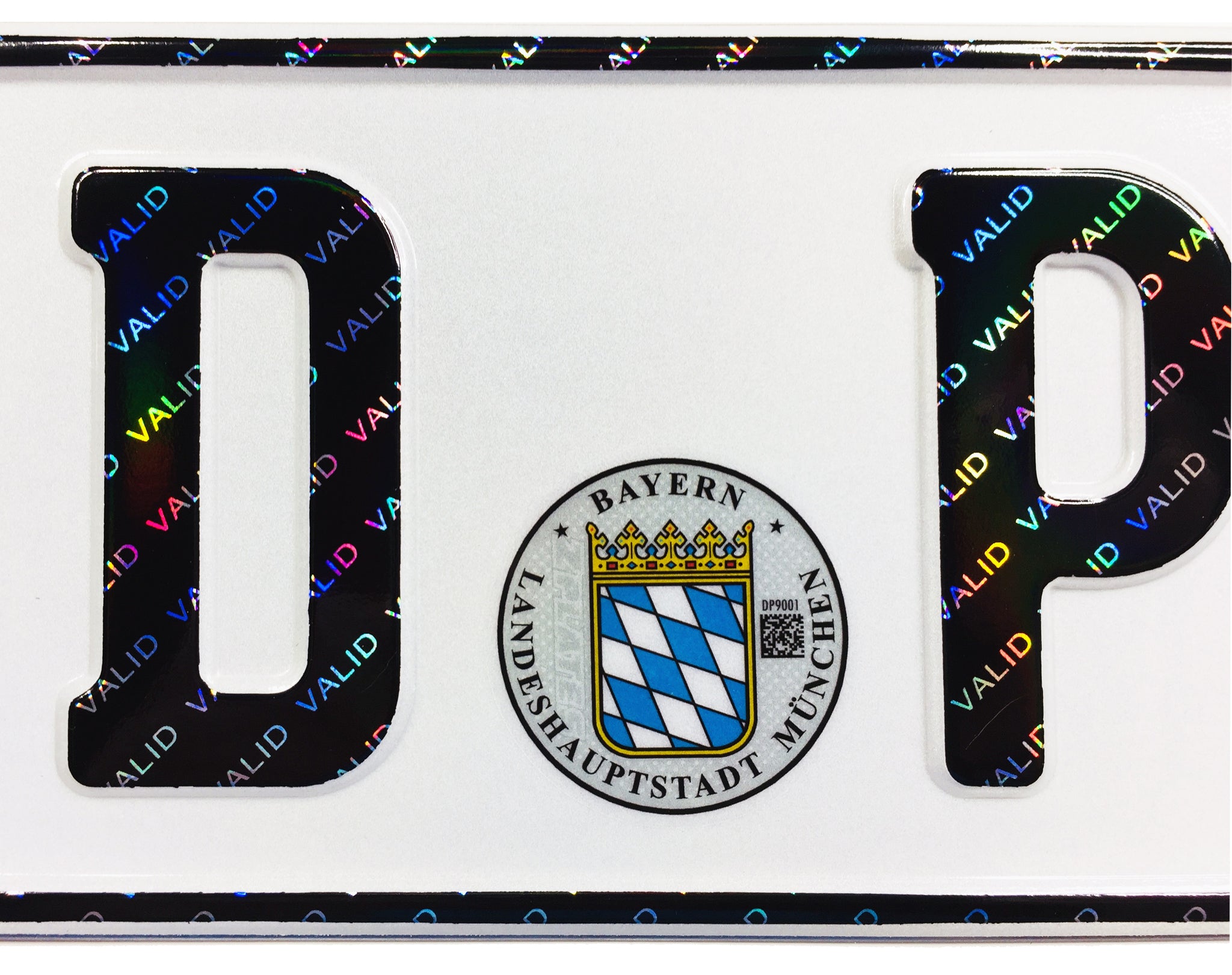 thumbnail image 2 of Z Plates Audi Ingolstadt Front German License Plate – Unique Number, US Made 2 of 5