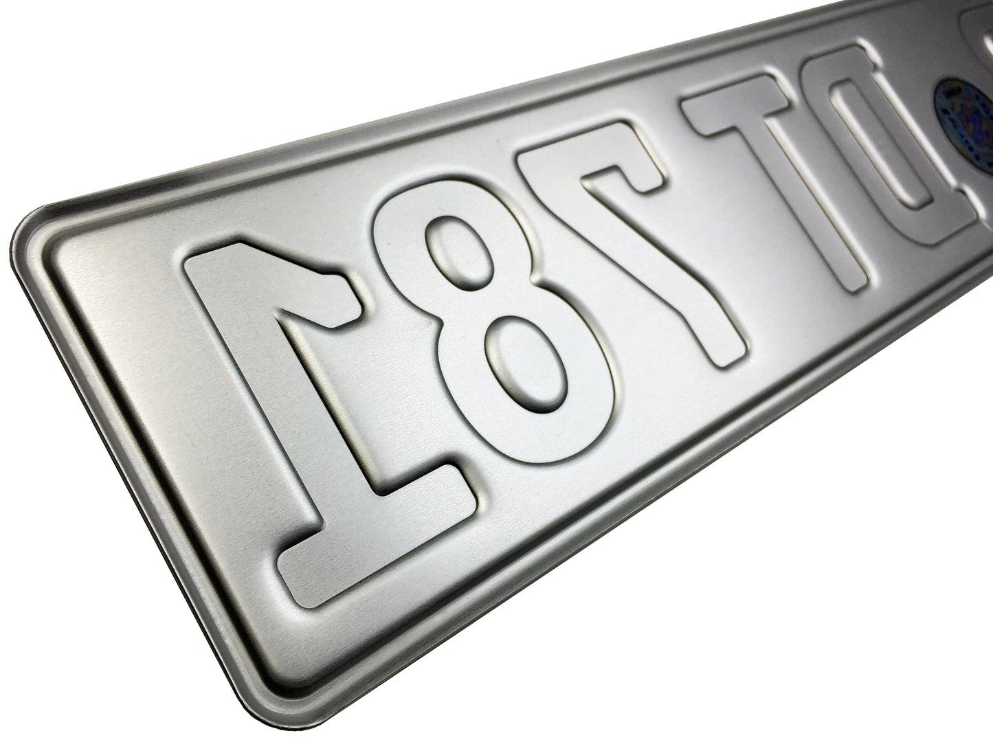 European German License Plate