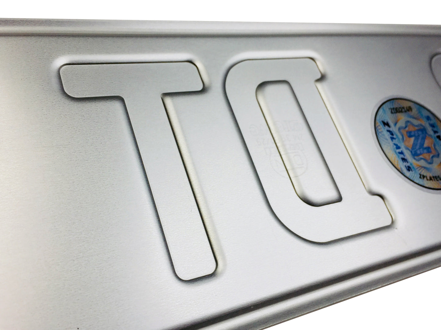 European German License Plate