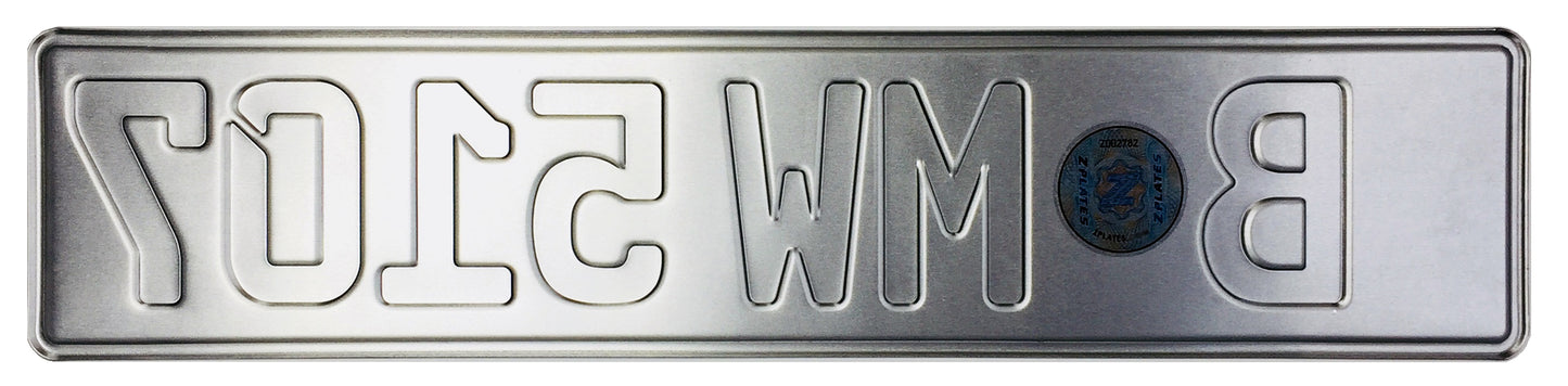 German Coat of Arms Eagle + Flag Plate