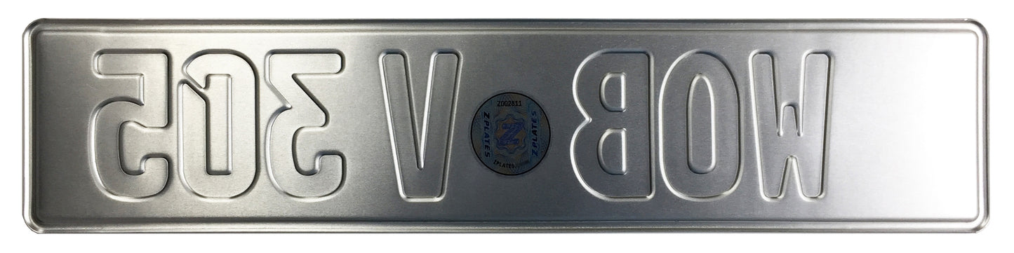 German Coat of Arms Eagle + Flag Plate