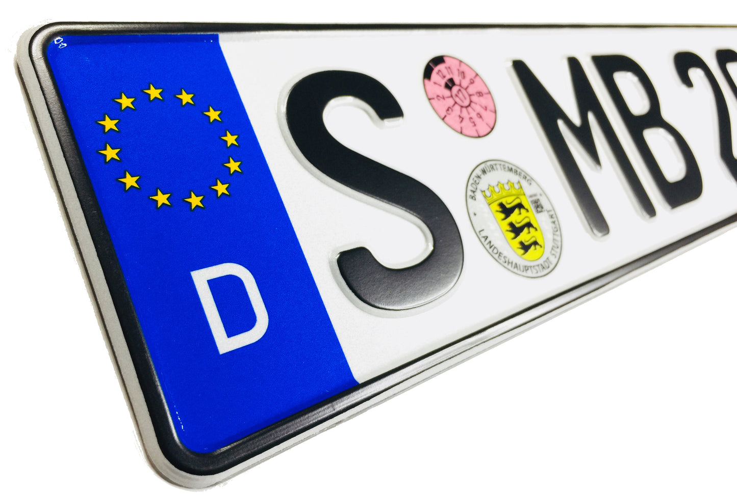 Stuttgart German License Plate for Mercedes-Benz, Porsche