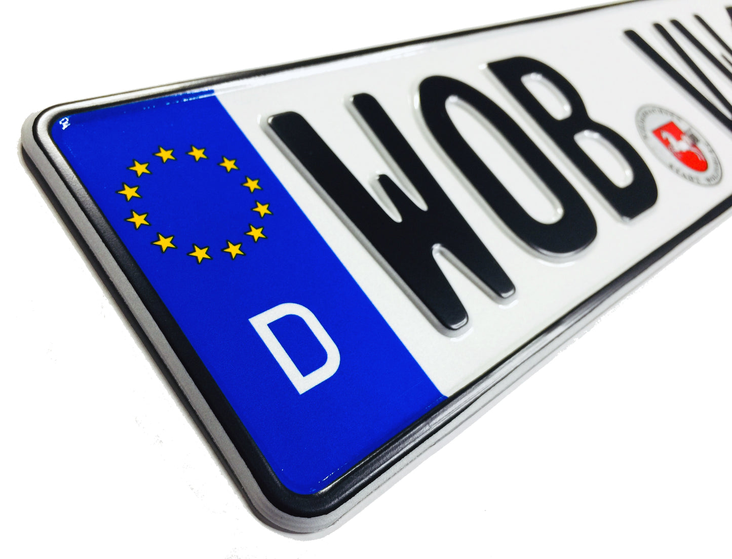 VW Wolfsburg German License Plate