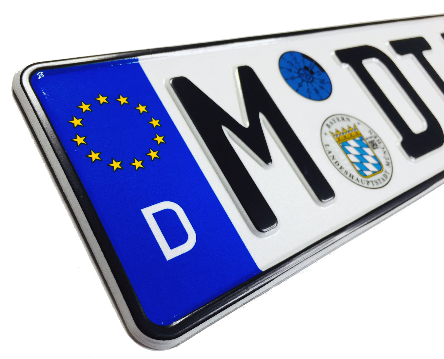 Munich German License Plate