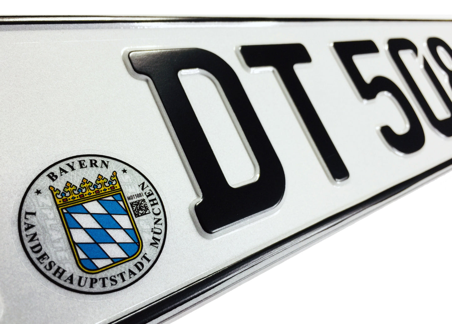 Munich German License Plate