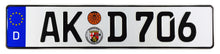 Altenkirchen German Euro License Plate