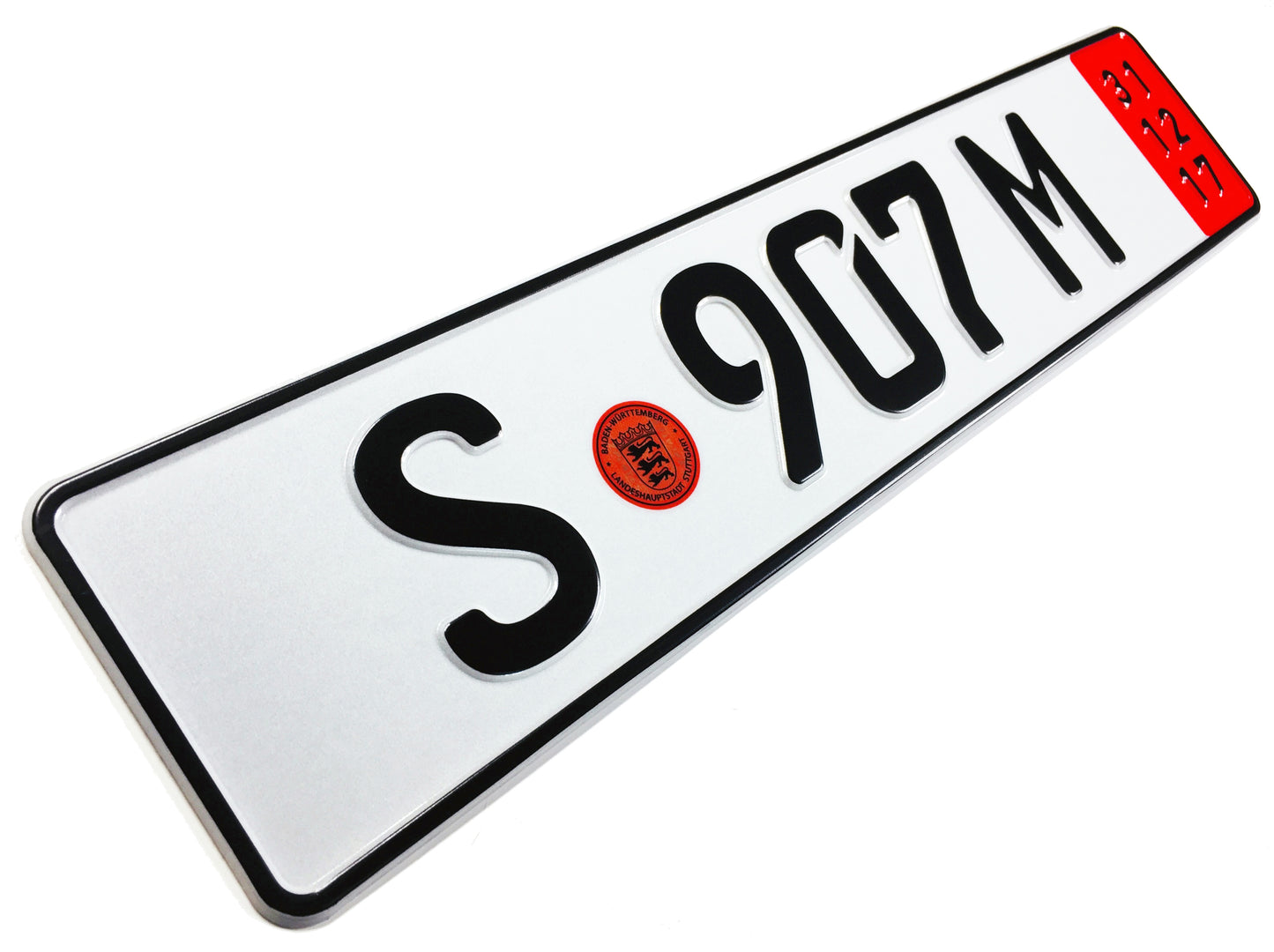 Stuttgart Export German License Plate for Mercedes-Benz, Porsche