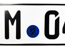 Munich Temporary German License Plate compatible with BMW