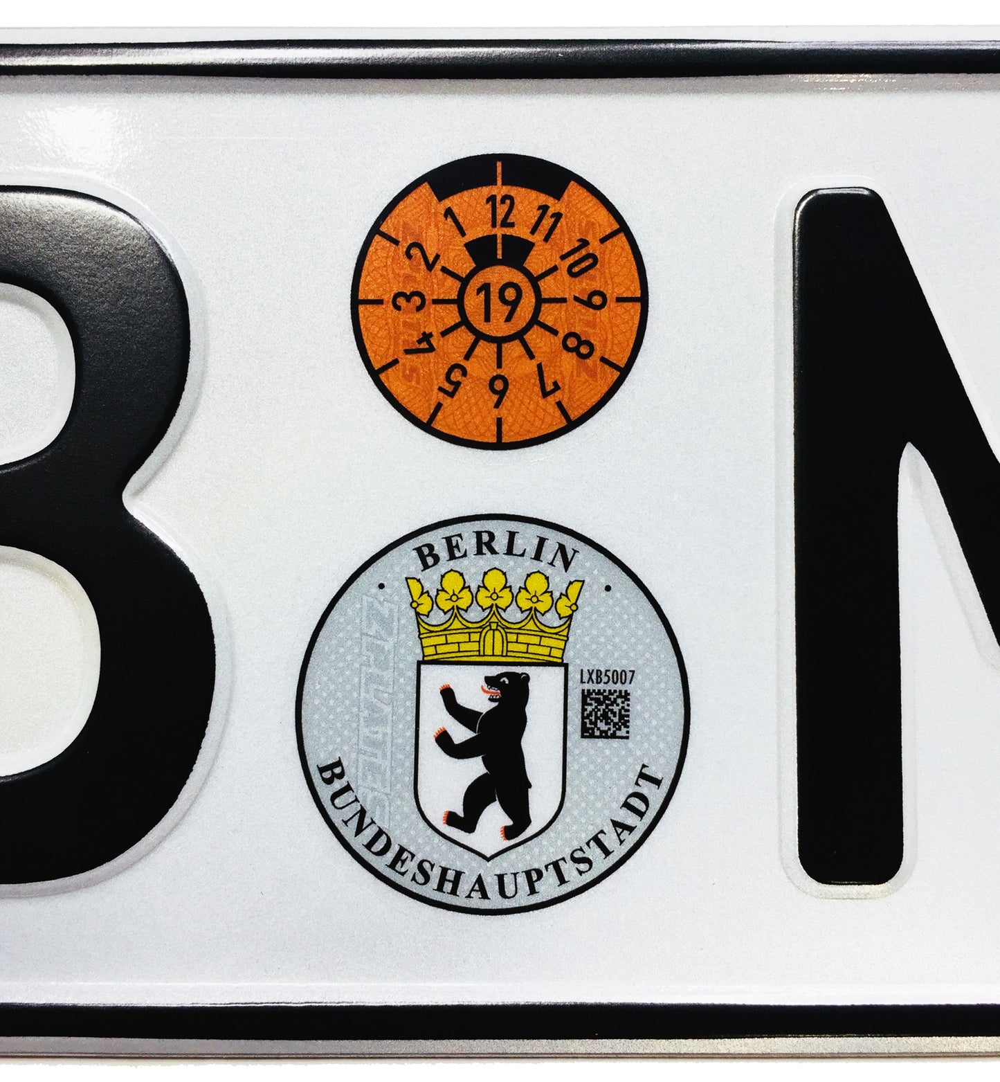 BMW Berlin German License Plate