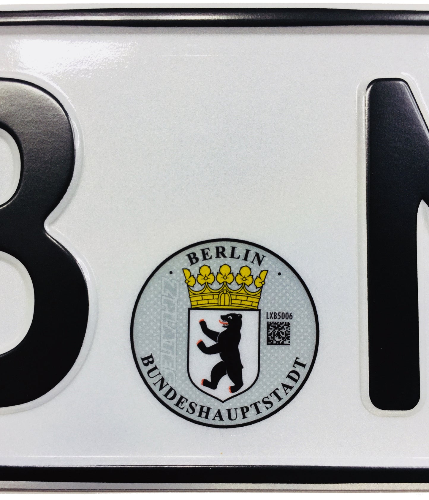 BMW Berlin German License Plate