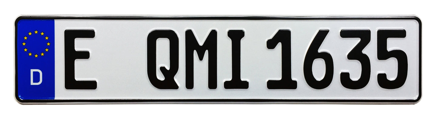 German License Plate