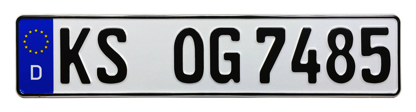 German License Plate