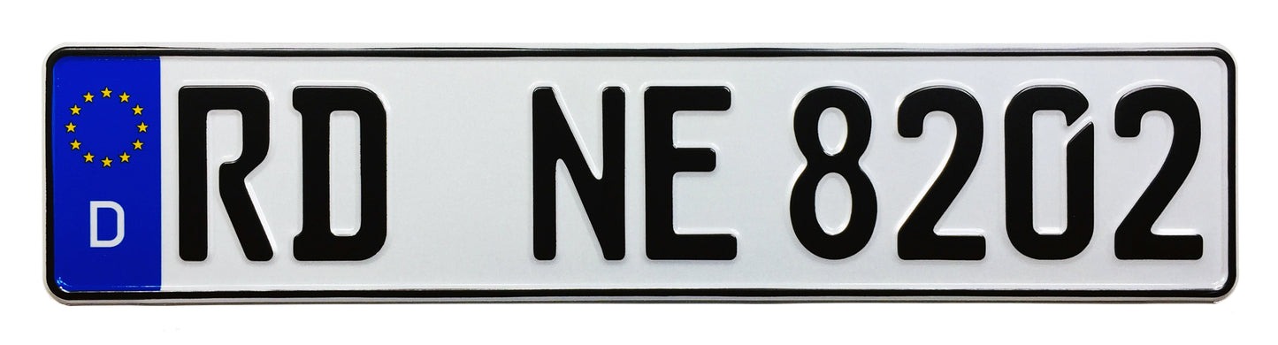 German License Plate