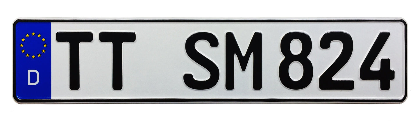 German License Plate