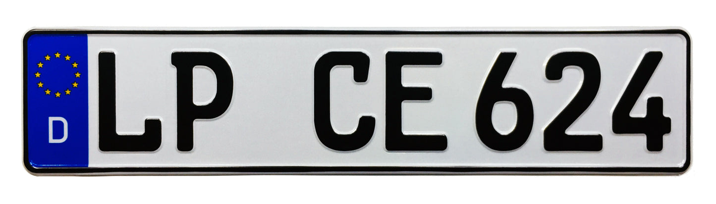 German License Plate