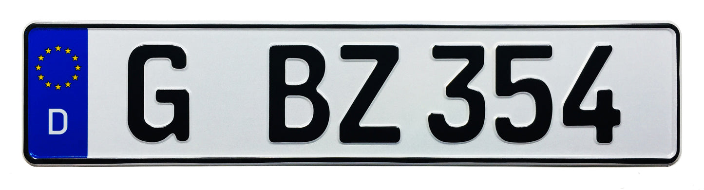 German License Plate