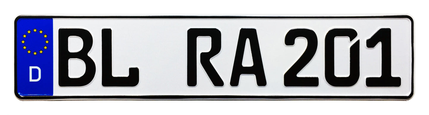 German License Plate