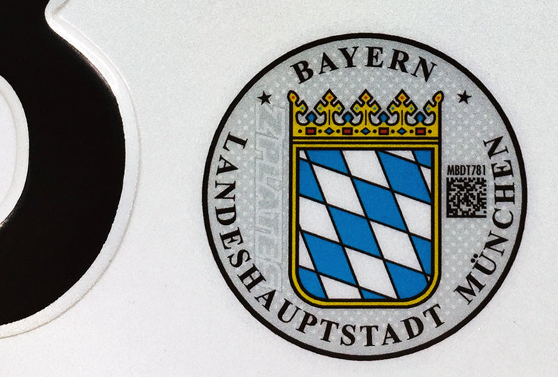 European German License Plate