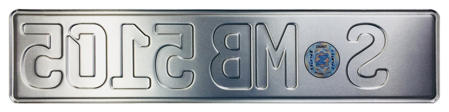German Coat of Arms Eagle + Flag Plate