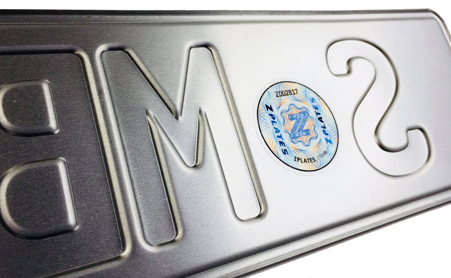 German Coat of Arms Eagle + Flag Plate