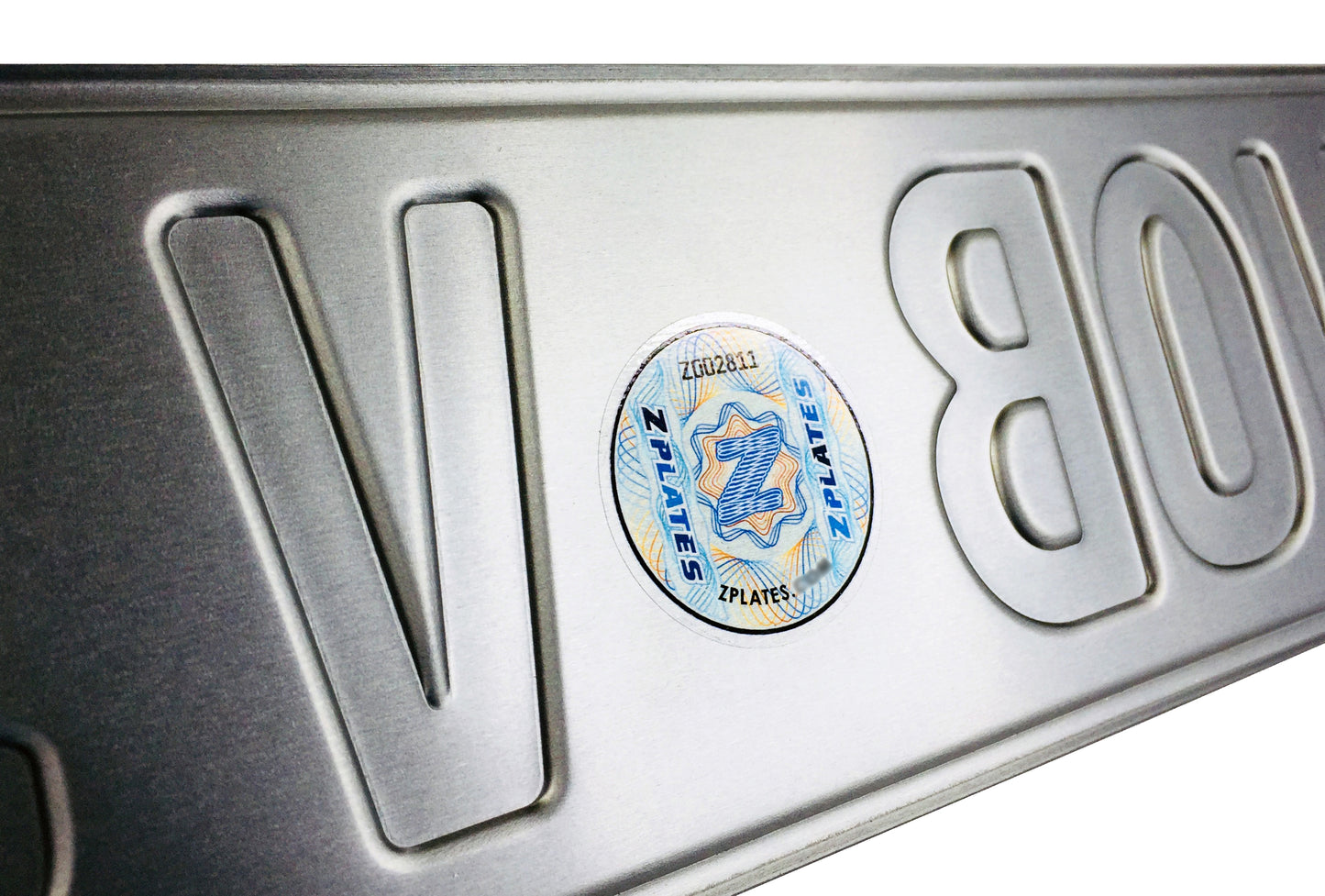 German Coat of Arms Eagle + Flag Plate
