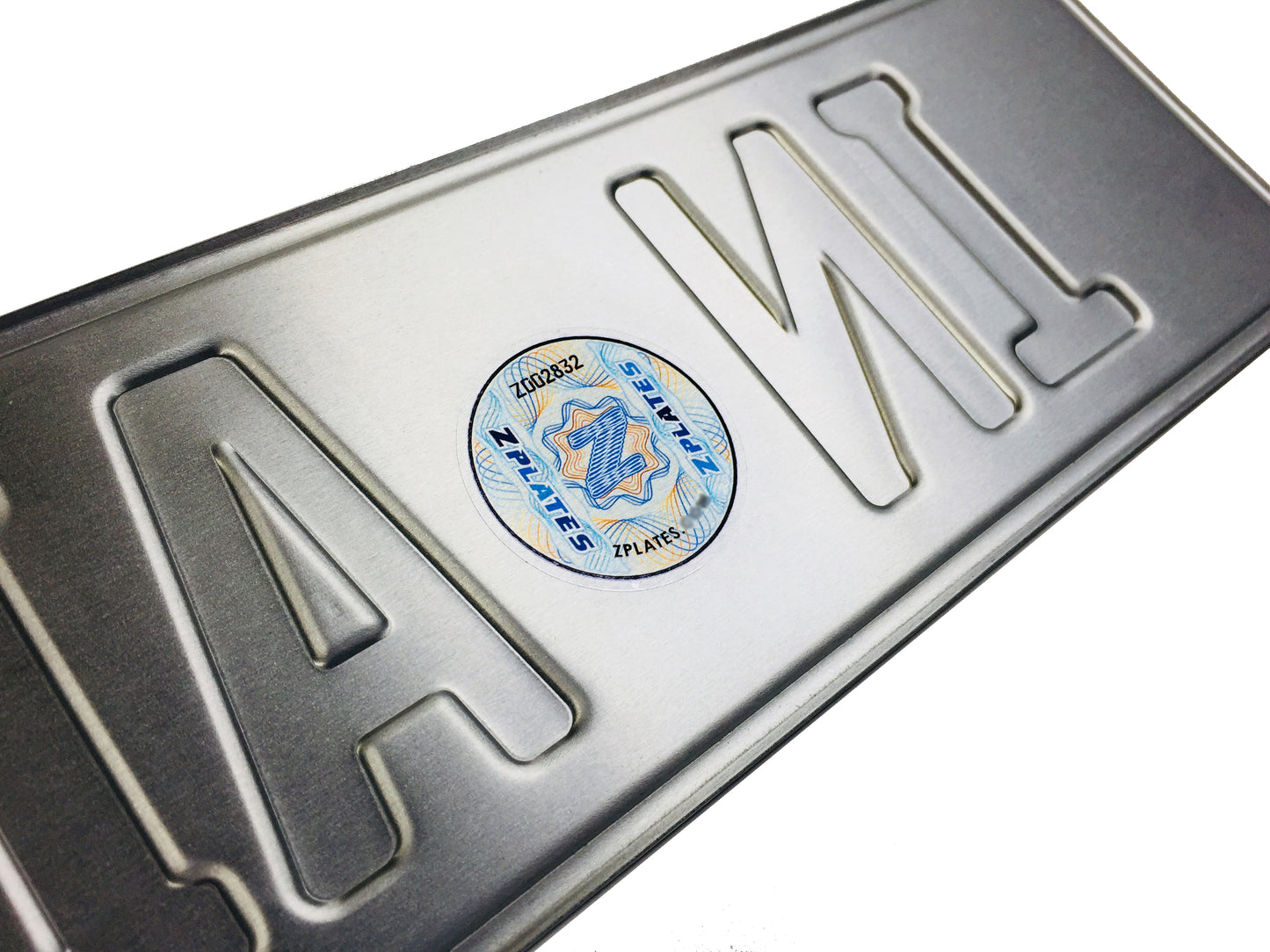 German Coat of Arms Eagle + Flag Plate