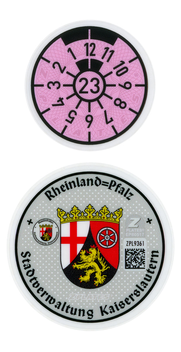 Kaiserslautern Registration Seal (KL)