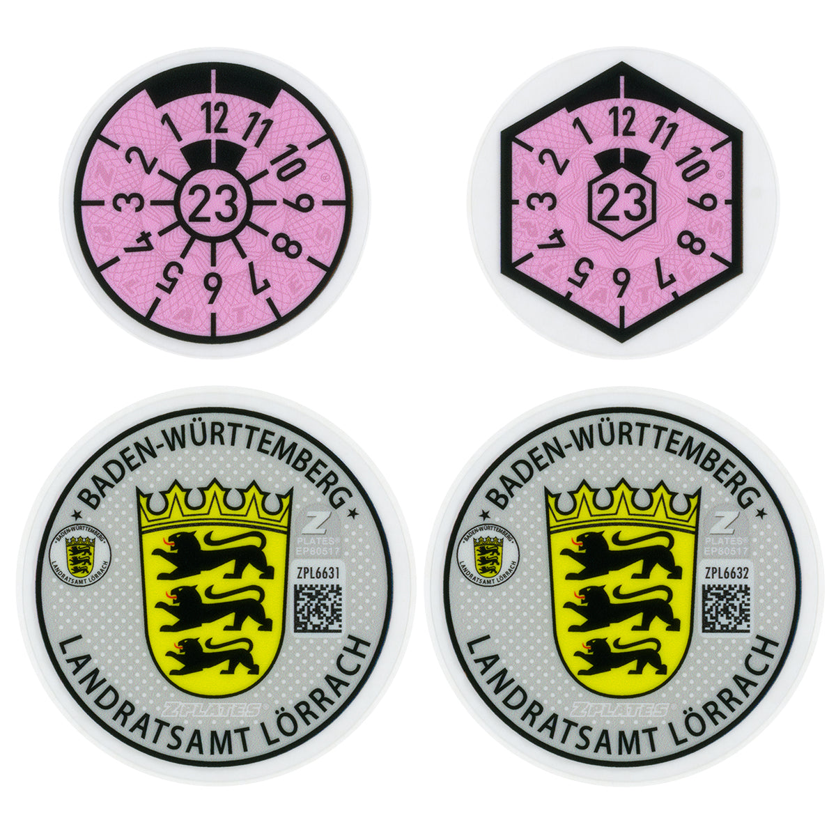 Lörrach Registration Seal (LÖ)