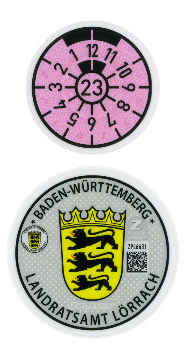 Lörrach Registration Seal (LÖ)