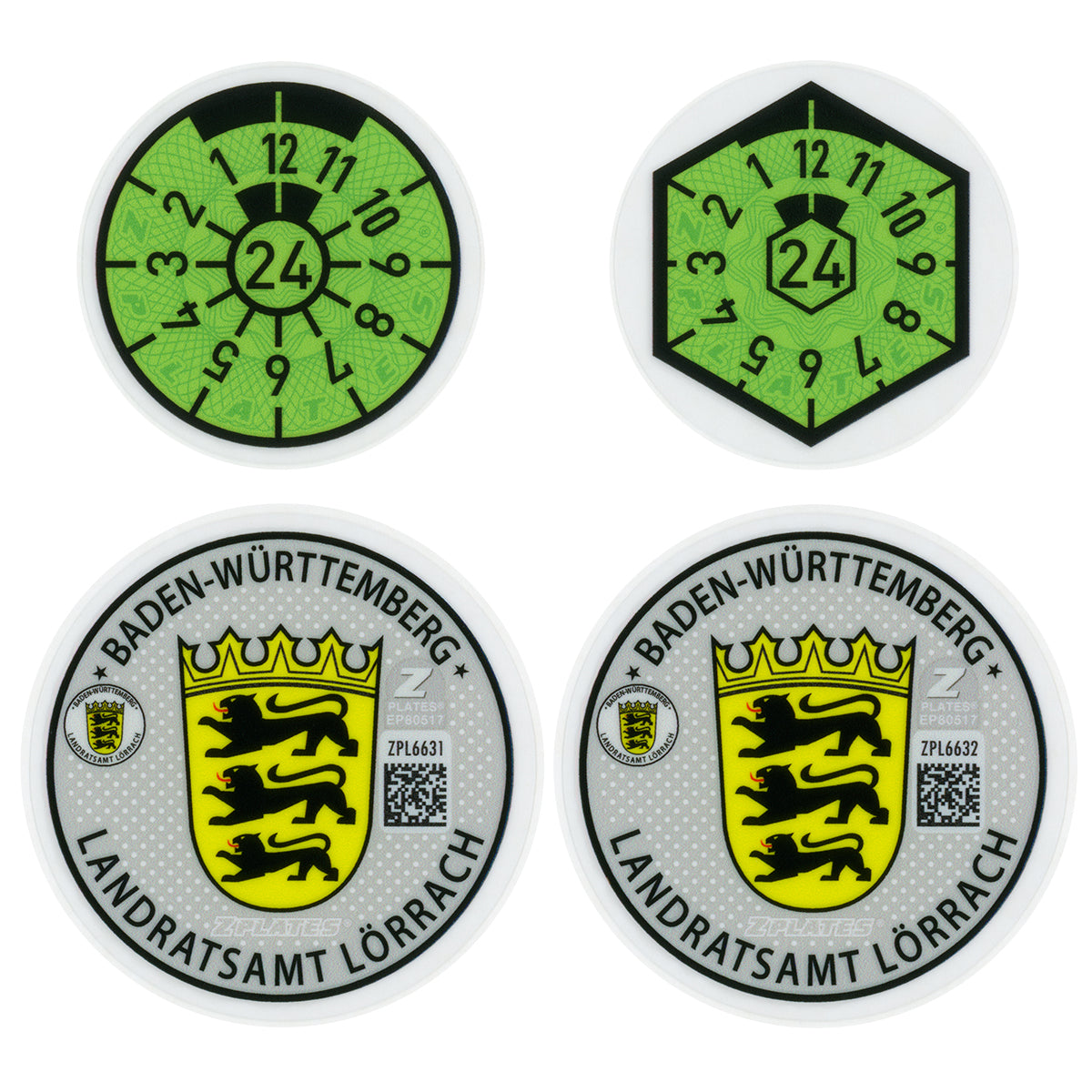 Lörrach Registration Seal (LÖ)