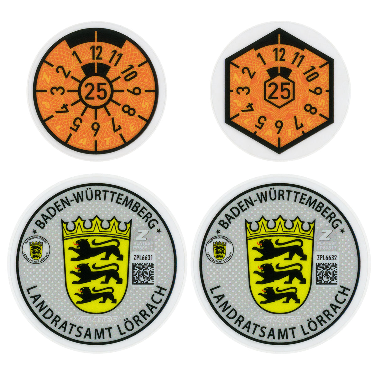 Lörrach Registration Seal (LÖ)