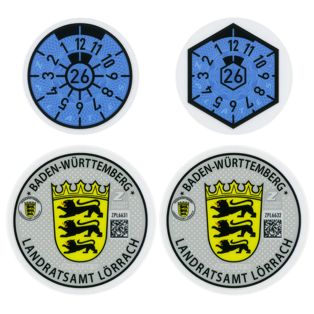 Lörrach Registration Seal (LÖ)