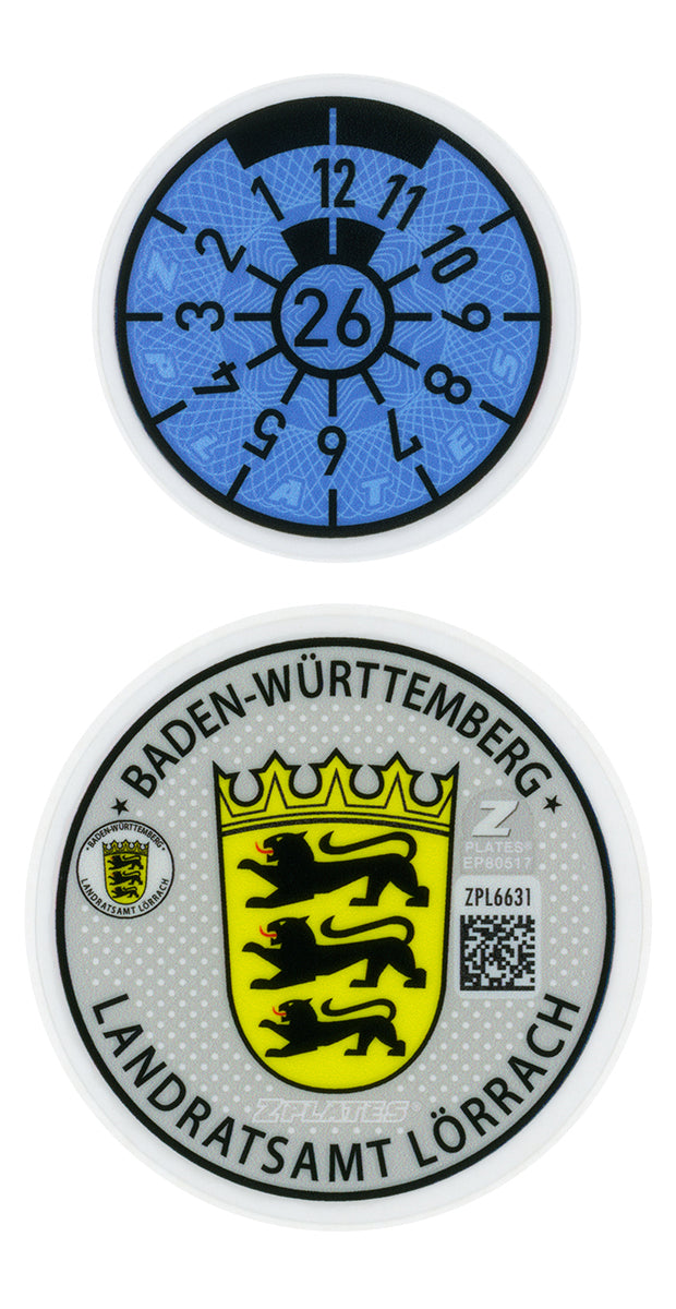 Lörrach Registration Seal (LÖ)